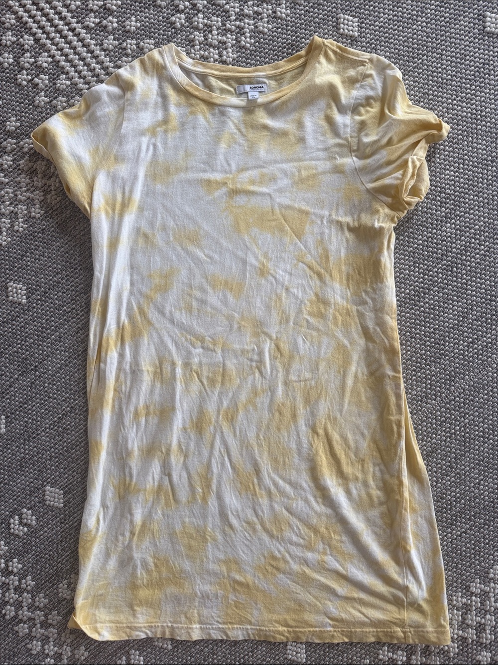 Sonoma Yellow Tie-Dye Short Sleeve Tee